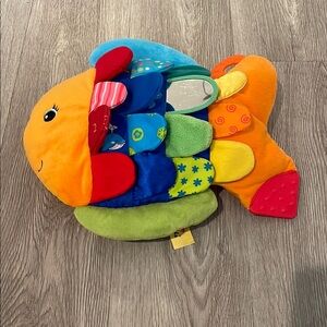 Melissa & Doug Colorful Flip Fish Plush Fish Toy